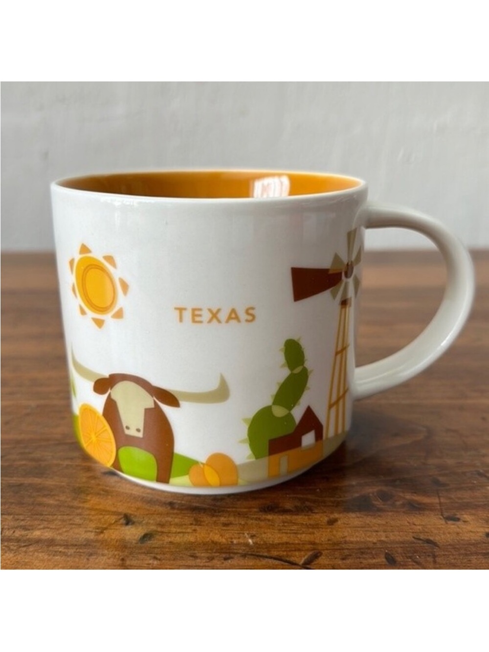 Starbucks Texas State Coffee Mug Cup 2015 You Are Here Collection